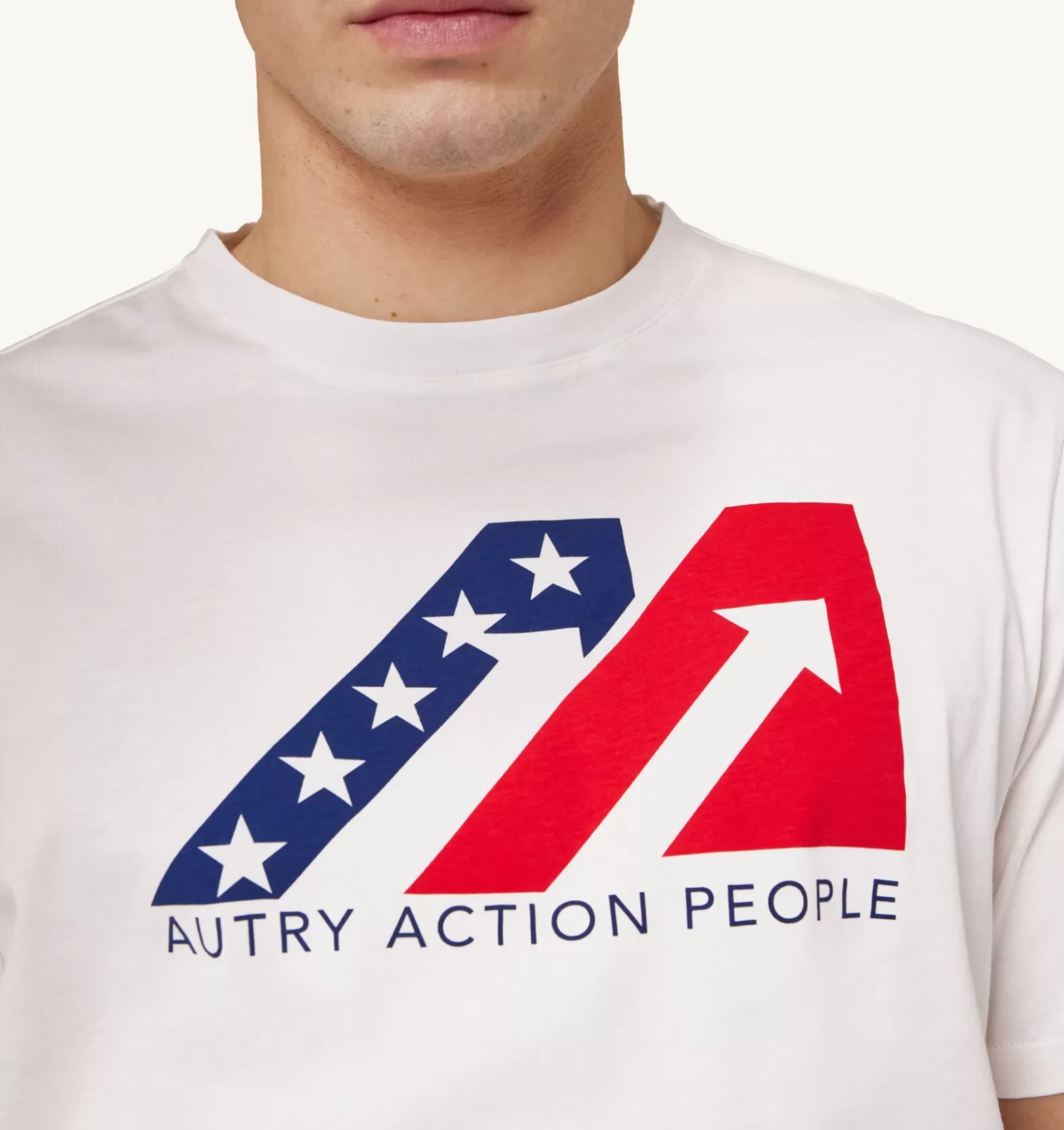 Top^AUTRY Iconic Crew Neck T-Shirt Color White