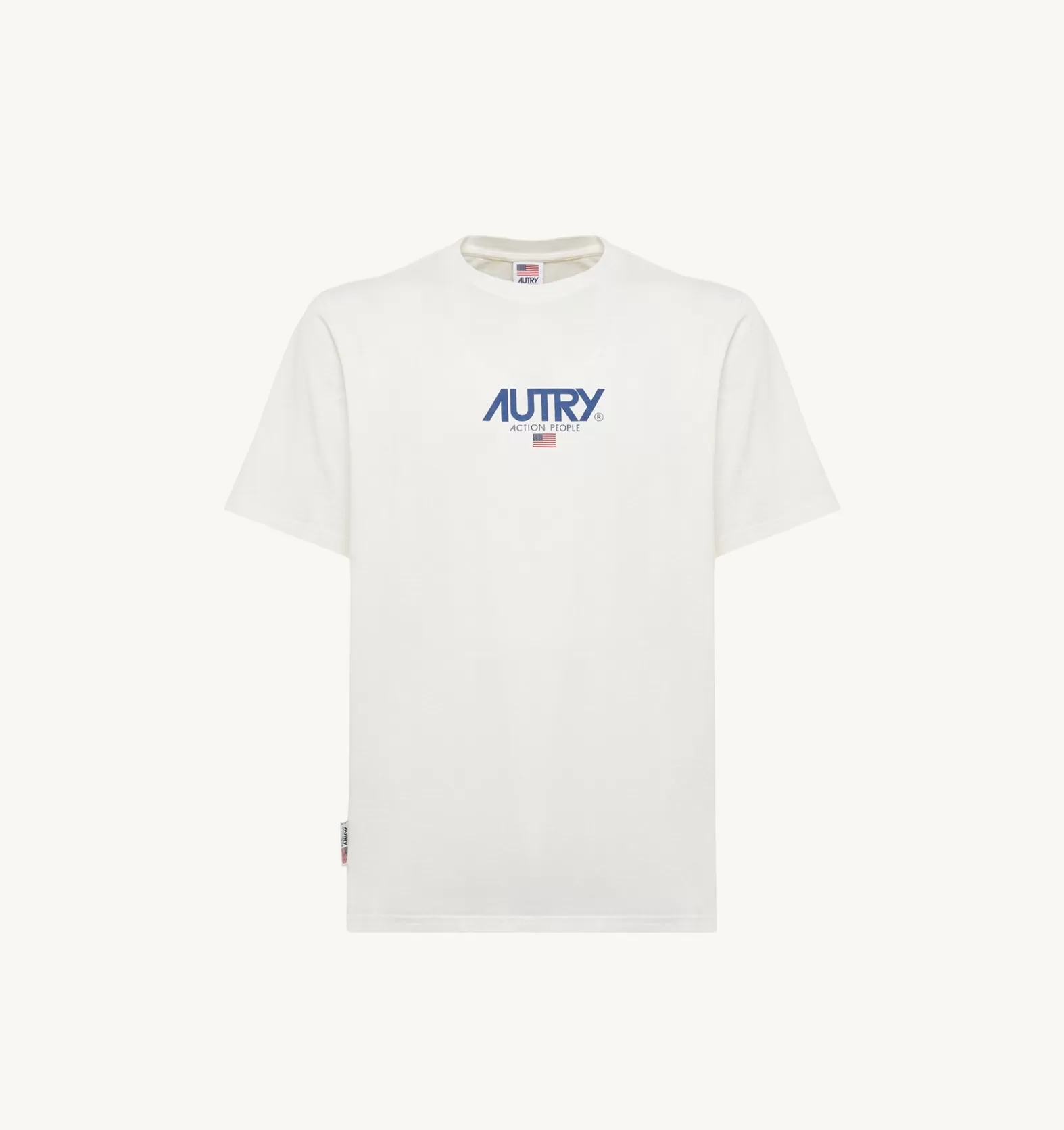 Top^AUTRY Iconic Logo Crew Neck T-Shirt Color White