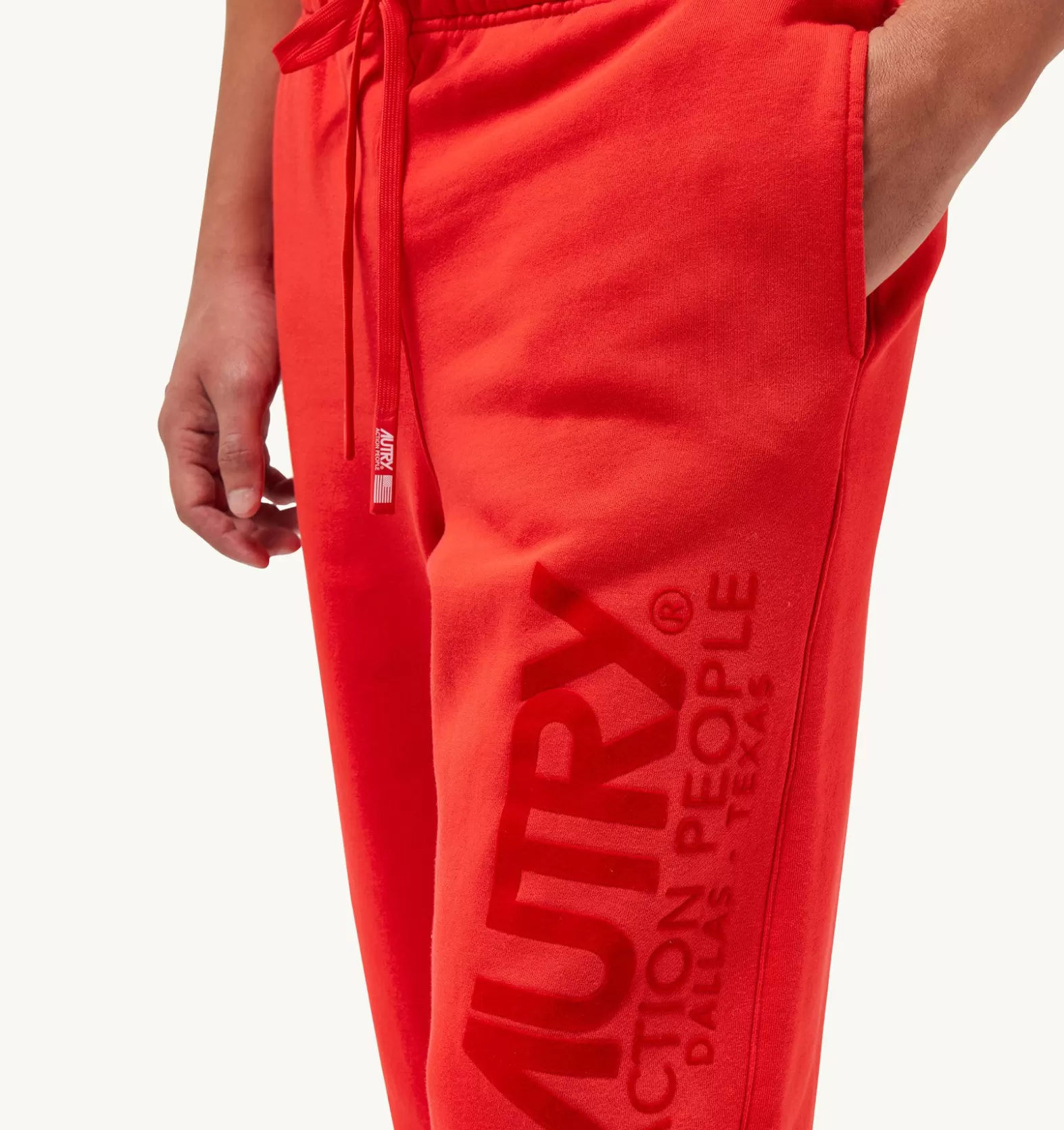 Bottom^AUTRY Iconic Logo Pants Color Red