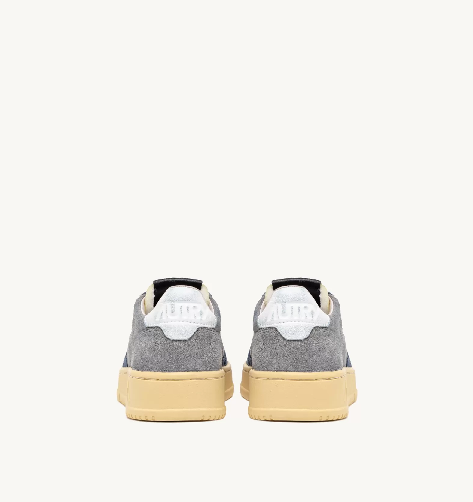 Medalist^AUTRY Medalist Low Sneakers In Suede Gray And Azure