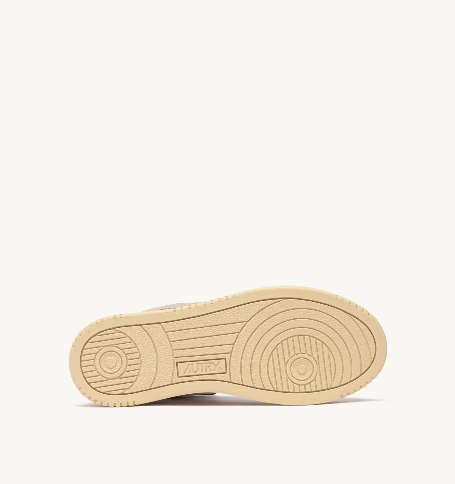 Medalist^AUTRY Medalist Mid Sneakers In White Leather And Beige Suede