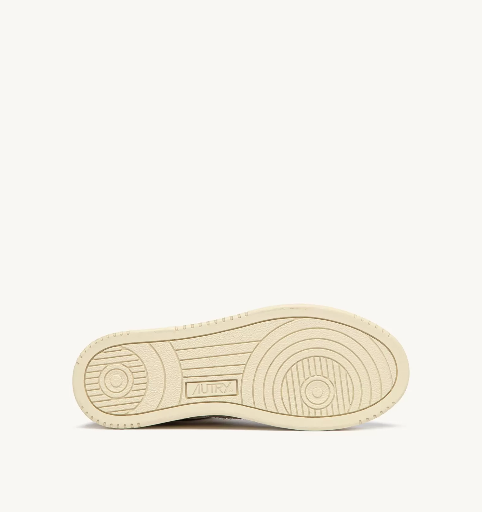 Open^AUTRY Open Mid Sneakers In Goatskin Mesh And Suede Color White Ecru And Beige
