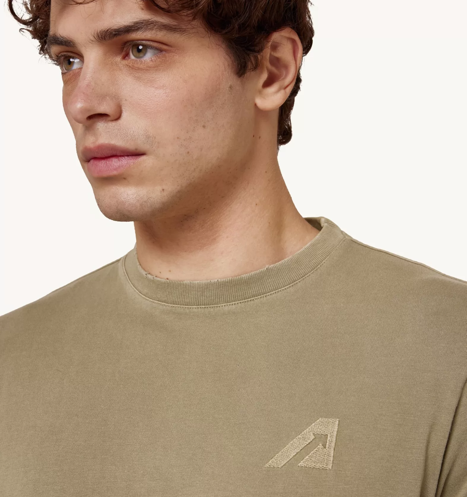 Top^AUTRY Supervintage Crew Neck T-Shirt Color Green