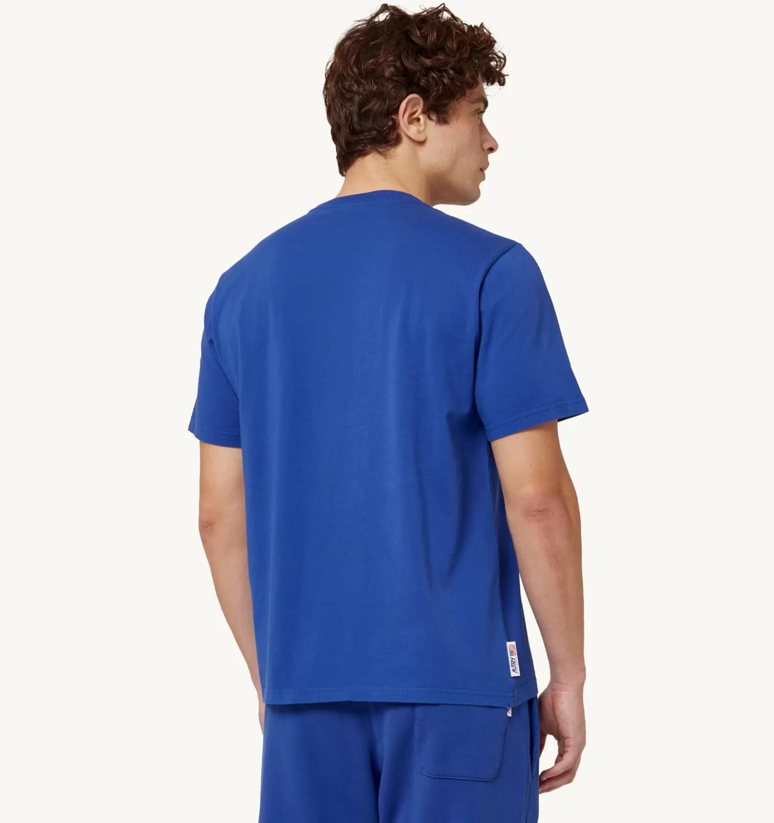Top^AUTRY Tennis Crew Neck T-Shirt Color Blue